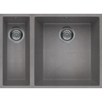 Zlew ELLECI QUADRA 150 BSO cemento (G48) GRANITEK (LGQ15048BSO)