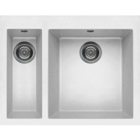 Zlew ELLECI QUADRA 150 bianco (G68) GRANITEK (LGQ15068) *** zamów wycięcie otworów GRATIS ***