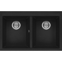 Zlew ELLECI QUADRA 350 nero (G40) GRANITEK (LGQ35040) *** zamów wycięcie otworów GRATIS ***