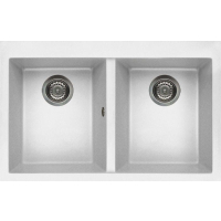 Zlew ELLECI QUADRA 350 bianco (G68) GRANITEK (LGQ35068) *** zamów wycięcie otworów GRATIS ***