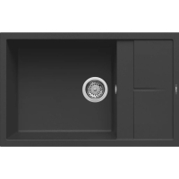 Zlew ELLECI UNICO 310 nero (G40) GRANITEK (LGU31040) *** zamów wycięcie otworów GRATIS ***