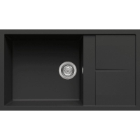 Zlew ELLECI UNICO 410 nero (G40) GRANITEK (LGU41040) *** zamów wycięcie otworów GRATIS ***