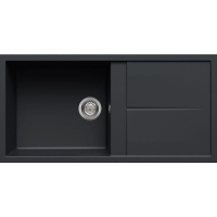 Zlew ELLECI UNICO 480 nero (G40) GRANITEK (LGU48040) *** zamów wycięcie otworów GRATIS ***