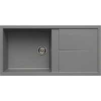 Zlew ELLECI UNICO 480 cemento (G48) GRANITEK (LGU48048) *** zamów wycięcie otworów GRATIS ***