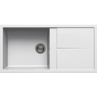 Zlew ELLECI UNICO 480 bianco (G68) GRANITEK (LGU48068) *** zamów wycięcie otworów GRATIS ***