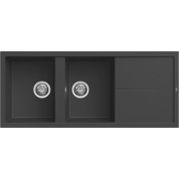 Zlew ELLECI UNICO 500 nero (G40) GRANITEK (LGU50040) *** zamów wycięcie otworów GRATIS ***