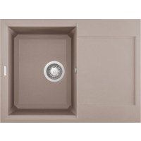 Zlew ELLECI EASY 135 tortora (G43) GRANITEK (LGY13543) *** zamów wycięcie otworów GRATIS ***