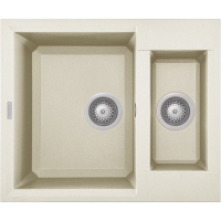 Zlew ELLECI EASY 150 bianco antico (G62) GRANITEK (LGY15062) *** zamów wycięcie otworów GRATIS ***