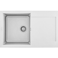 Zlew ELLECI EASY 300 bianco (G68) GRANITEK (LGY30068) *** zamów wycięcie otworów GRATIS ***
