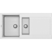 Zlew ELLECI EASY 475 bianco (G68) GRANITEK (LGY47568) *** zamów wycięcie otworów GRATIS ***