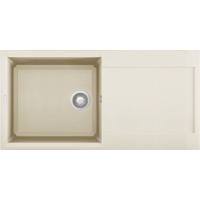 Zlew ELLECI EASY 480 bianco antico (G62) GRANITEK (LGY48062) *** zamów wycięcie otworów GRATIS ***