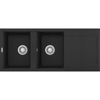 Zlew ELLECI EASY 500 nero (G40) GRANITEK (LGY50040) *** zamów wycięcie otworów GRATIS ***