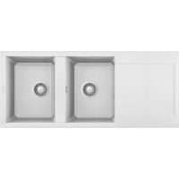 Zlew ELLECI EASY 500 bianco (G68) GRANITEK (LGY50068) *** zamów wycięcie otworów GRATIS ***