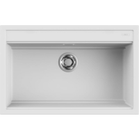 Zlew ELLECI BEST 130 white (K96) KERATEK (LKB13096) *** zamów wycięcie otworów GRATIS ***