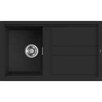 Zlew ELLECI BEST 400 black (K86) KERATEK (LKB40086) *** zamów wycięcie otworów GRATIS ***