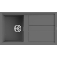 Zlew ELLECI BEST 400 dark grey (K99) KERATEK (LKB40099) *** zamów wycięcie otworów GRATIS ***