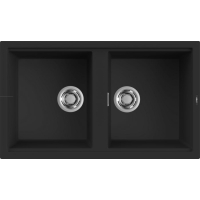 Zlew ELLECI BEST 450 black (K86) KERATEK (LKB45086) *** zamów wycięcie otworów GRATIS ***