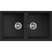 Zlew ELLECI BEST 450 BSO black (K86) KERATEK (LKB45086BSO) *** zamów wycięcie otworów GRATIS ***