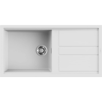 Zlew ELLECI BEST 480 white (K96) KERATEK (LKB48096) *** zamów wycięcie otworów GRATIS ***
