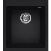 Zlew ELLECI QUADRA 100 black (K86) KERATEK (LKQ10086) *** zamów wycięcie otworów GRATIS ***