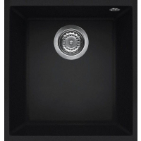 Zlew ELLECI QUADRA 100 BSO black (K86) KERATEK (LKQ10086BSO)