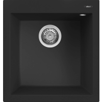 Zlew ELLECI QUADRA 102 black (K86) KERATEK (LKQ10286) *** zamów wycięcie otworów GRATIS ***