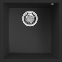 Zlew ELLECI QUADRA 102 BSO black (K86) KERATEK (LKQ10286BSO)