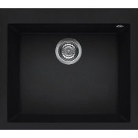 Zlew ELLECI QUADRA 105 black (K86) KERATEK (LKQ10586) *** zamów wycięcie otworów GRATIS ***