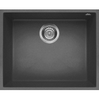 Zlew ELLECI QUADRA 105 BSO dark grey (K99) KERATEK (LKQ10599BSO)