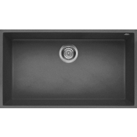 Zlew ELLECI QUADRA 130 BSO dark grey (K99) KERATEK (LKQ13099BSO)