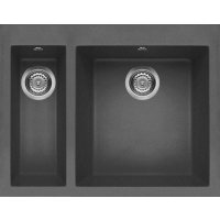 Zlew ELLECI QUADRA 150 dark grey (K99) KERATEK (LKQ15099) *** zamów wycięcie otworów GRATIS ***