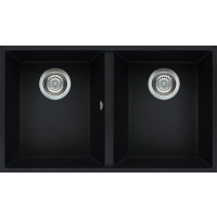 Zlew ELLECI QUADRA 350 BSO black (K86) KERATEK (LKQ35086BSO)
