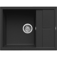 Zlew ELLECI UNICO 125 black (K86) KERATEK (LKU12586) *** zamów wycięcie otworów GRATIS ***