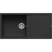 Zlew ELLECI UNICO 480 black (K86) KERATEK (LKU48086) *** zamów wycięcie otworów GRATIS ***