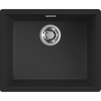 Zlew ELLECI ZEN 105 black (K86) KERATEK (LKZ10586)