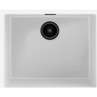Zlew ELLECI ZEN 105 LE white (K96) KERATEK | Limited Edition (LKZ10596BKM)