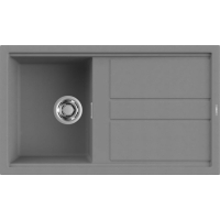 Zlew ELLECI BEST 400 titanium (M73) METALTEK (LMB40073) *** zamów wycięcie otworów GRATIS ***
