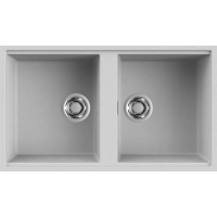 Zlew ELLECI BEST 450 BSO aluminium (M79) METALTEK (LMB45079BSO) *** zamów wycięcie otworów GRATIS ***