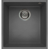 Zlew ELLECI QUADRA 100 BSO titanium (M73) METALTEK (LMQ10073BSO)