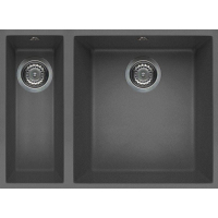 Zlew ELLECI QUADRA 150 BSO titanium (M73) METALTEK (LMQ15073BSO)