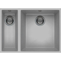 Zlew ELLECI QUADRA 150 BSO aluminium (M79) METALTEK (LMQ15079BSO)
