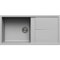 Zlew ELLECI UNICO 480 aluminium (M79) METALTEK (LMU48079) *** zamów wycięcie otworów GRATIS ***