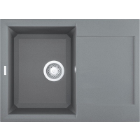 Zlew ELLECI EASY 135 titanium (M73) METALTEK (LMY13573) *** zamów wycięcie otworów GRATIS ***