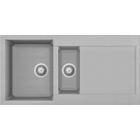 Zlew ELLECI EASY 475 aluminium (M79) METALTEK (LMY47579) *** zamów wycięcie otworów GRATIS ***