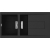 WYLECIAŁO ELLECI - Zlew ELLECI SMART 475 nero (G40) GRANITEK (LGI47540SMT)
