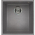 Zlew ELLECI QUADRA 100 BSO cemento (G48) GRANITEK (LGQ10048BSO)