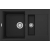 Zlew ELLECI EASY 325 nero (G40) GRANITEK (LGY32540) *** zamów wycięcie otworów GRATIS ***