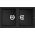 Zlew ELLECI BEST 450 black (K86) KERATEK (LKB45086) *** zamów wycięcie otworów GRATIS ***