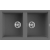 Zlew ELLECI BEST 450 dark grey (K99) KERATEK (LKB45099) *** zamów wycięcie otworów GRATIS ***