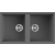 Zlew ELLECI BEST 450 BSO dark grey (K99) KERATEK (LKB45099BSO) *** zamów wycięcie otworów GRATIS *** Zlew ELLECI BEST 450 BSO dark grey (K99) KERATEK (LKB45099BSO) *** zamów wycięcie otworów GRATIS ***